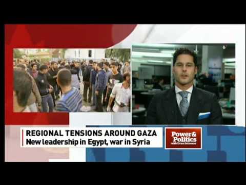 Gaza conflict @ outset – Michael Bell x Canadian ambassador and Mohamed El Rashidy C.A.F.