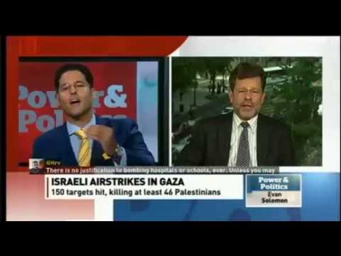 Mohamed El Rashidy and Cliff May re: Israeli Airstrikes in Gaza CBC Power and Politics