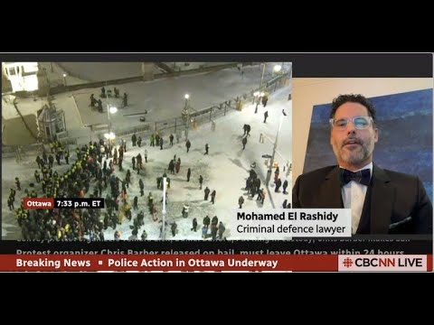 Mohamed El Rashidy on CBC’s Power and Politics On Protesters in Ottawa’s Downtown
